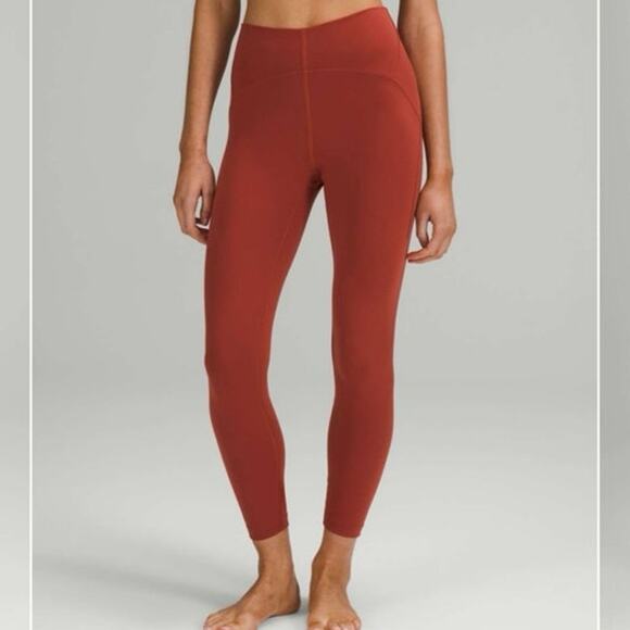 Lululemon InStill High-Rise Tights Leggings 25" Cayenne - Picture 1 of 6